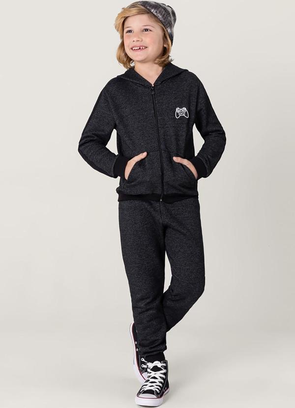 Brandili - Conjunto Infantil Menino Preto