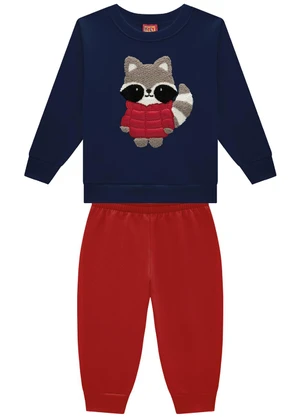 Kyly - Conjunto Infantil Menino Raposa Azul - KYLY