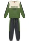 Kyly - Conjunto Infantil Menino Recortes Verde - variação: Verde