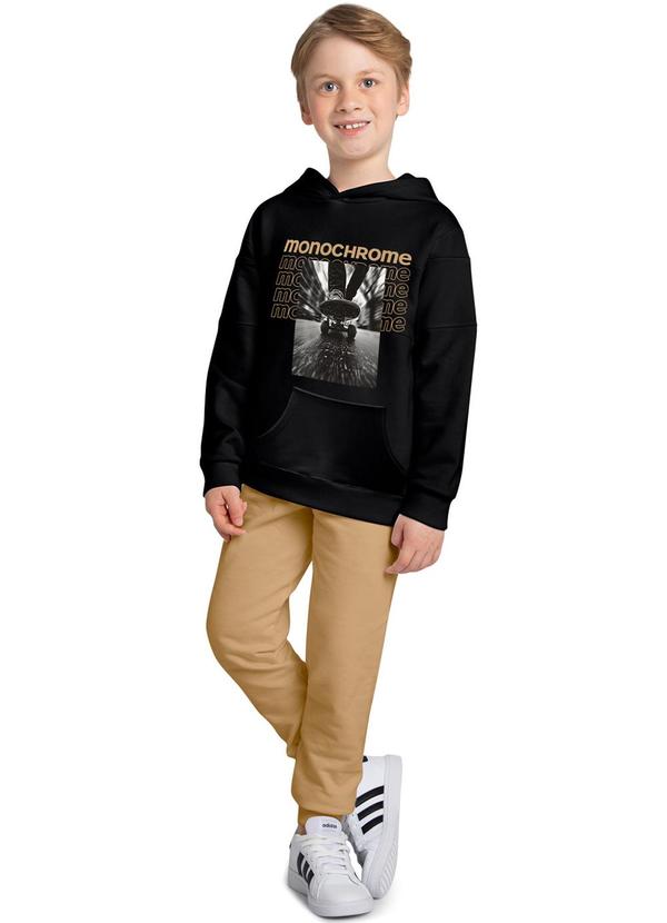 Kyly - Conjunto Infantil Menino Skate Preto