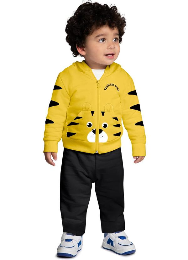 Kyly - Conjunto Infantil Menino Tigre Amarelo