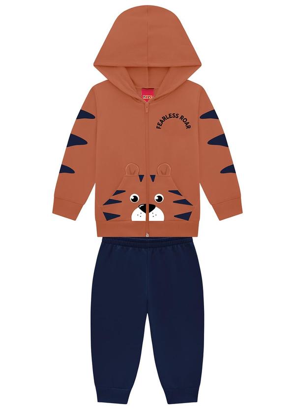 Kyly - Conjunto Infantil Menino Tigre Laranja