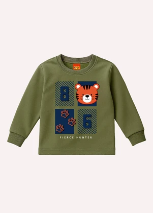 Kyly - Conjunto Infantil Menino Tigre Verde - KYLY