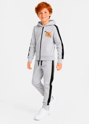 Rosa Azul - Conjunto Infantil Menino Top Speed Mescla Banana - ROSA AZUL