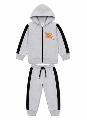 Rosa Azul - Conjunto Infantil Menino Top Speed Mescla Banana - ROSA AZUL