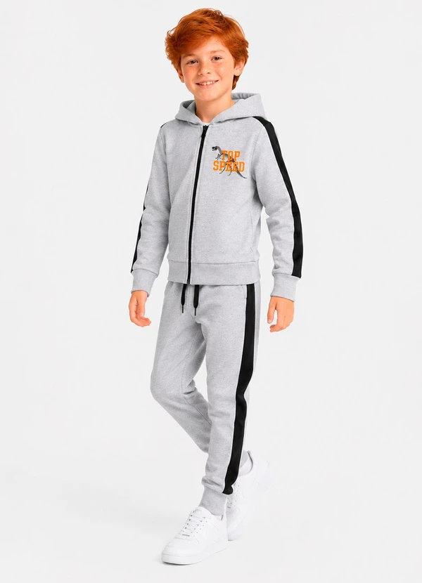Rosa Azul - Conjunto Infantil Menino Top Speed Mescla Banana