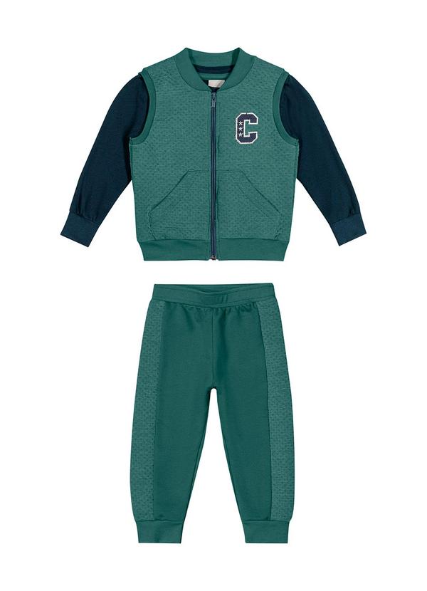 Colorittá - Conjunto Infantil Menino Três Peças Azul