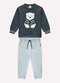 Milon - Conjunto Infantil Menino Urso Cinza - variação: Cinza