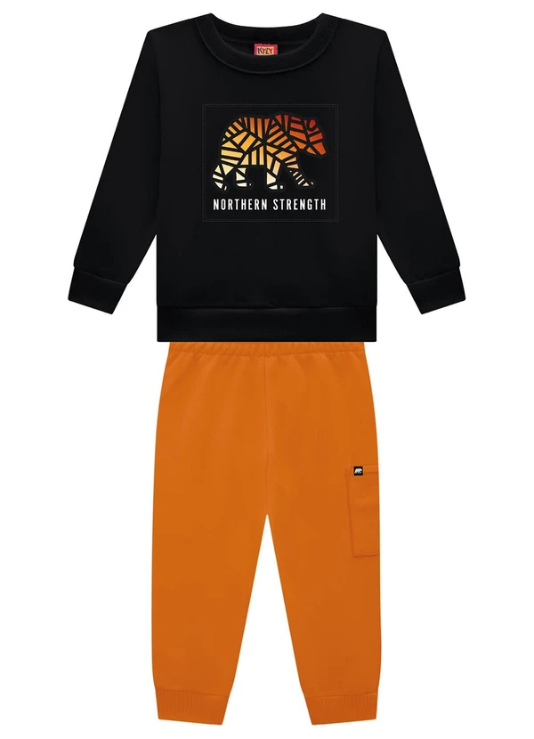 Kyly - Conjunto Infantil Menino Urso Preto 2