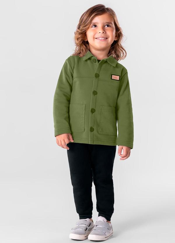 Brandili Mundi - Conjunto Infantil Menino Verde