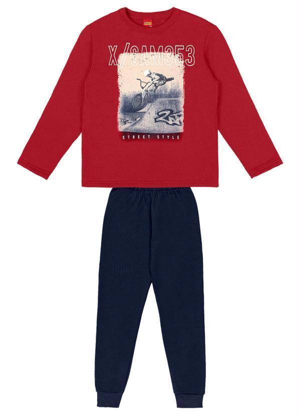 Kyly - Conjunto Infantil Menino Vermelho