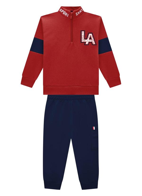 Kyly - Conjunto Infantil Menino Vermelho 1