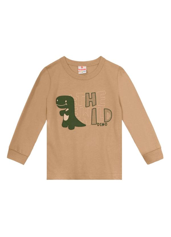 Brandili - Conjunto Infantil Meninode DinossauroMarrom 2