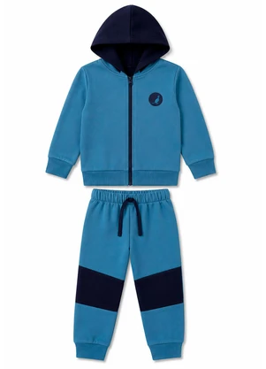 Rosa Azul - Conjunto Infantil Minimalista Kangulu Azul Cobalto - ROSA AZUL