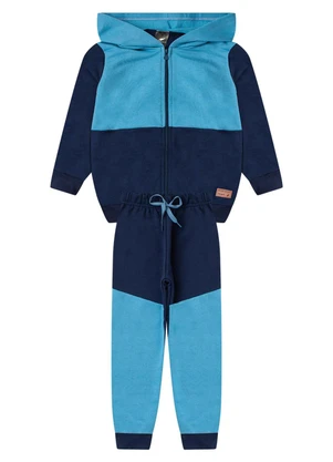 Rosa Azul - Conjunto Infantil Minimalista Kangulu Azul Marinho - ROSA AZUL