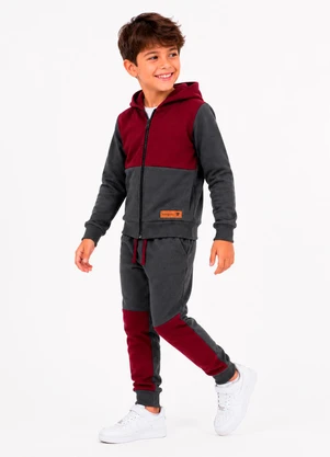 Rosa Azul - Conjunto Infantil Minimalista Kangulu Chumbo - ROSA AZUL