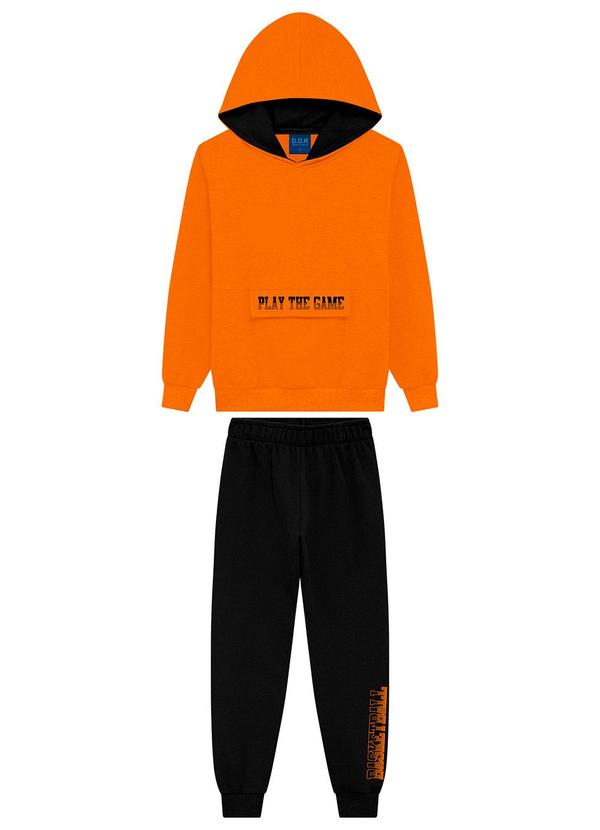 Ddk - Conjunto Infantil Moletom com Capuz Amarelo 1