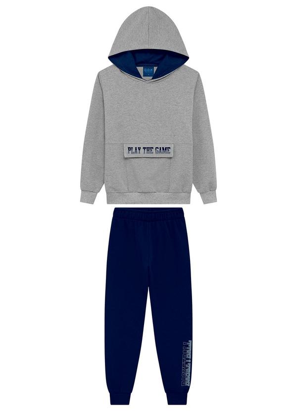 Ddk - Conjunto Infantil Moletom com Capuz Cinza 2