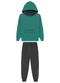 Ddk - Conjunto Infantil Moletom com Capuz Verde - variação: Verde