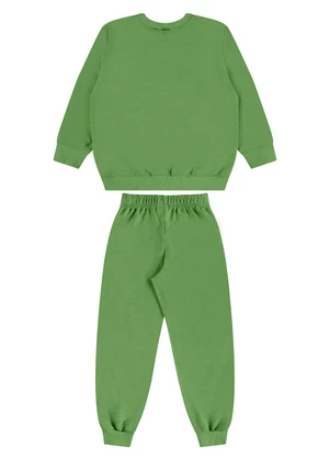 Guloseima - Conjunto Infantil Moletom Verde - GULOSEIMA