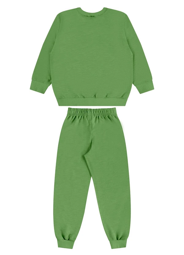 Guloseima - Conjunto Infantil Moletom Verde 2