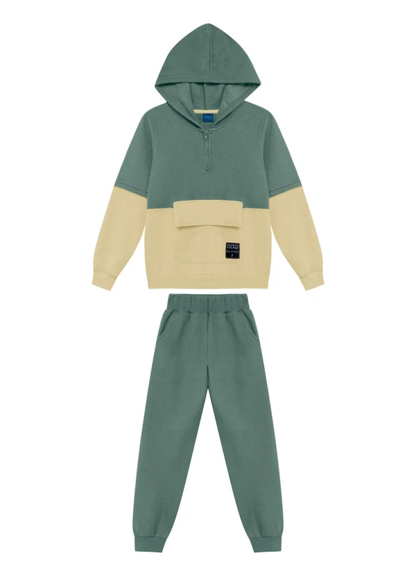 Ddk - Conjunto Infantil Moletom Verde