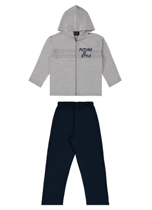 Guloseima - Conjunto Infantil para Menino Cinza - GULOSEIMA