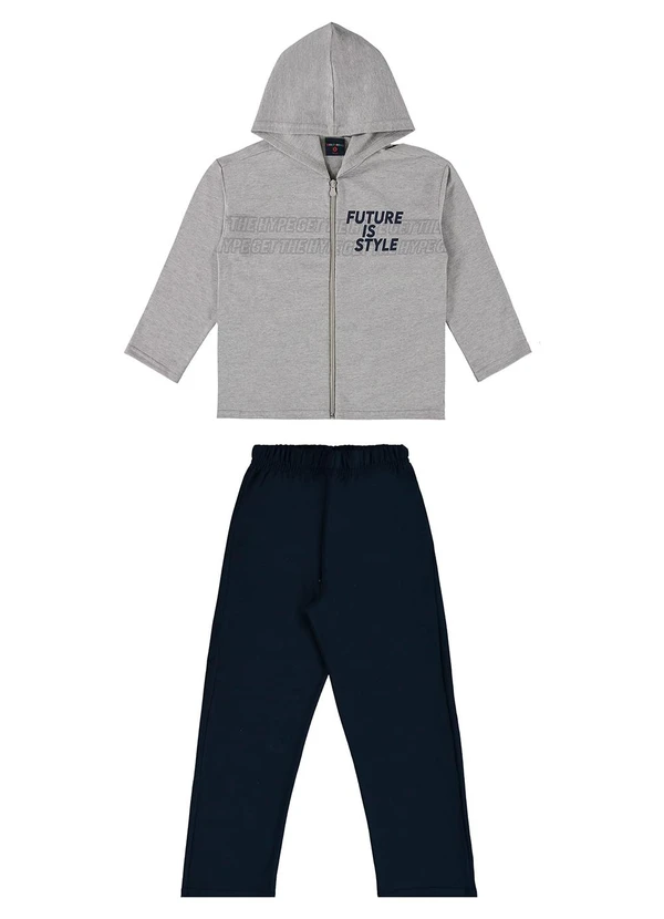 Guloseima - Conjunto Infantil para Menino Cinza