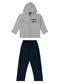 Guloseima - Conjunto Infantil para Menino Marrom - variação: Cinza