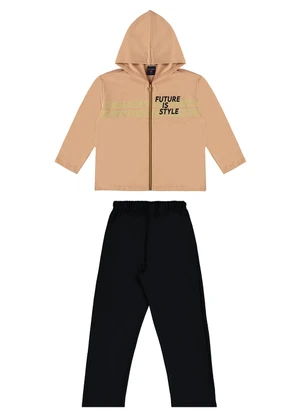 Guloseima - Conjunto Infantil para Menino Marrom - GULOSEIMA