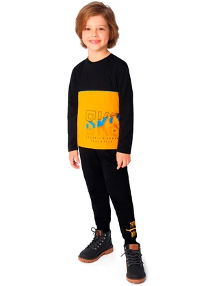 Ddk - Conjunto Infantil Preto - DDK