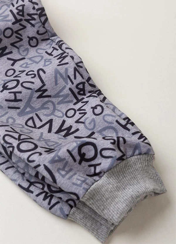 Vida Costeira - Conjunto Infantil Recorte Letrinhas Preto 4