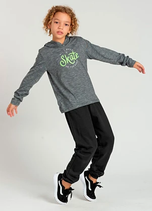 Vida Costeira - Conjunto Infantil Skate Boys Preto - VIDA COSTEIRA