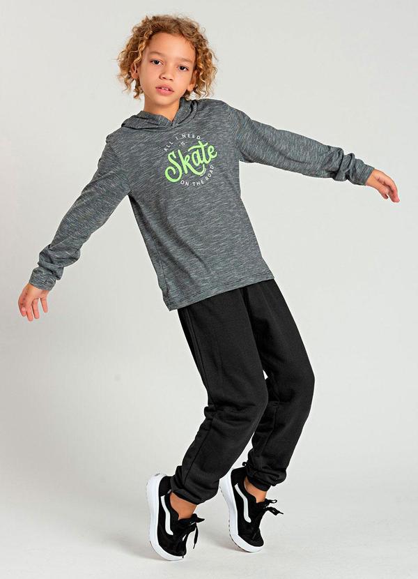 Vida Costeira - Conjunto Infantil Skate Boys Preto