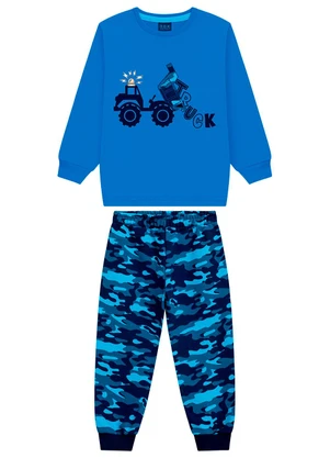 Ddk - Conjunto Infantil Termo e Moletom Azul - DDK