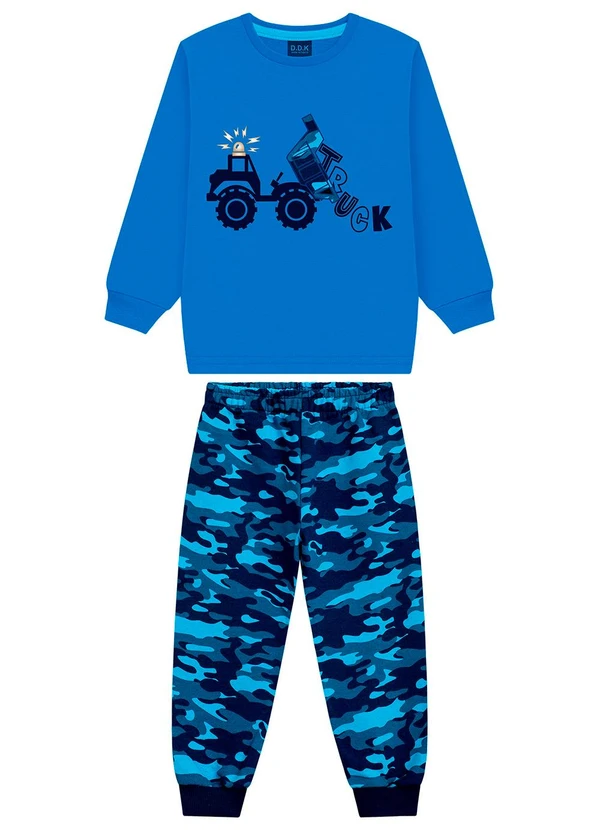 Ddk - Conjunto Infantil Termo e Moletom Azul