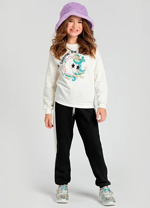 Vida Costeira - Conjunto Infantil Unicorn Are Real Bege - VIDA COSTEIRA