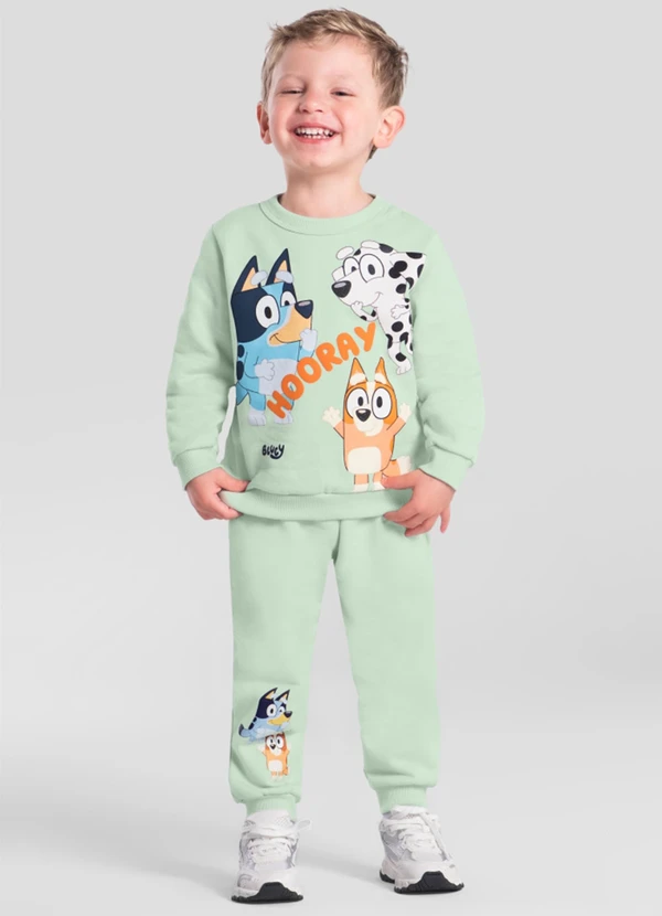 Brandili - Conjunto Infantil Unissex da Bluey Azul
