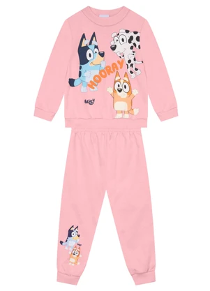 Brandili - Conjunto Infantil Unissex da Bluey Rosa - BRANDILI