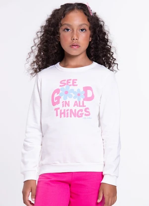 Vida Costeira - Conjunto Infantil Wide Leg See Good Off-White - VIDA COSTEIRA