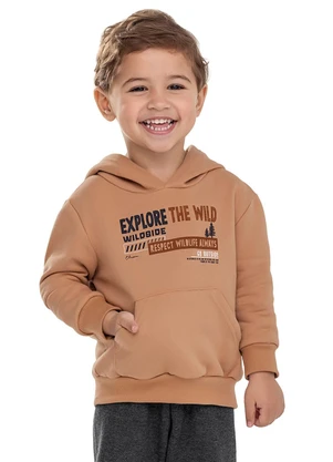 Elian - Conjunto Infantil Wildside com Capuz Marrom - ELIAN