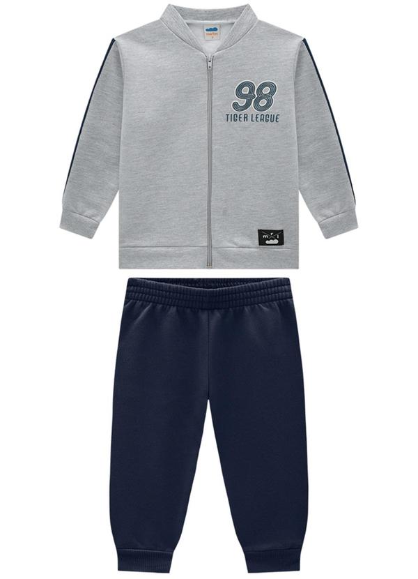 Marlan - Conjunto Infnatil Jaqueta e Calça Tiger Cinza