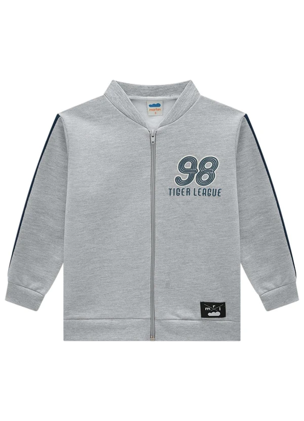 Marlan - Conjunto Infnatil Jaqueta e Calça Tiger Cinza 2