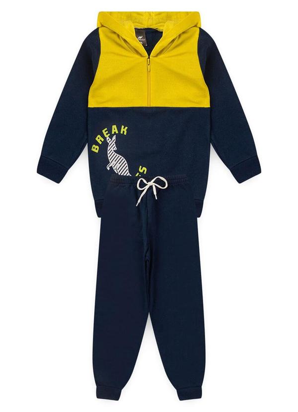 Rosa Azul - Conjunto Inverno Break Rules Kangulu Verde