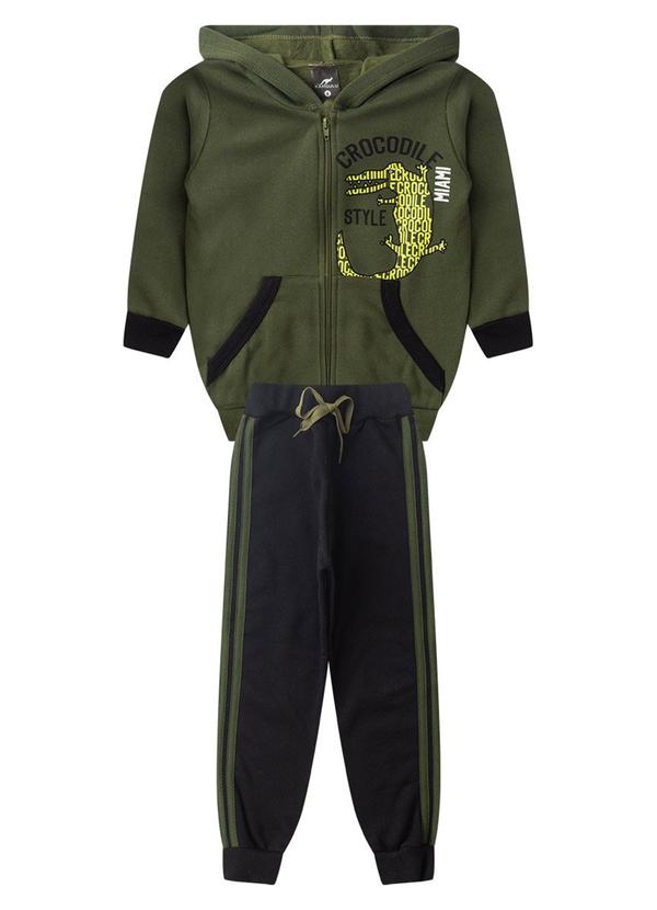 Rosa Azul - Conjunto Inverno Crocodile Style Kangulu Verde 1