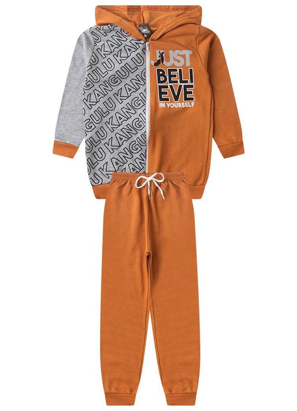 Rosa Azul - Conjunto Inverno Just Believe Kangulu Caramelo
