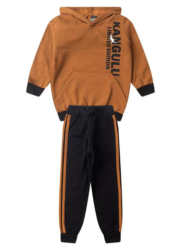 Rosa Azul - Conjunto Inverno Limited Kangulu Marrom