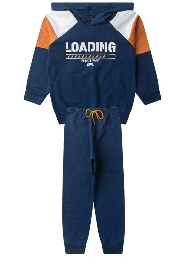 Rosa Azul - Conjunto Inverno Loading Kangulu Azul Marinho