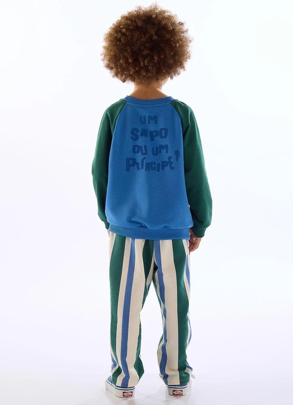Três e Já - Conjunto Inverno Moletom Brejo Azul 2