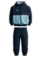 Malwee Kids - Conjunto Jacaré com Aplique Verde Escuro - variação: Azul Marinho